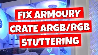 FIX ASUS Aura Sync Armoury Crate Flashing Flickering amp Stuttering ARGB Lighting [upl. by Latea]