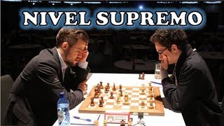 AJEDREZ NIVEL DIOS impresionante Caruana vs Carlsen GRENKE 2019 [upl. by Nahtnaoj]