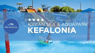 KEFALONIA  Hotel Ionian Sea amp Aquapark  GRECOS [upl. by Burkle391]