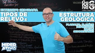 Geografia pro Enem  Tipos Formas e Estrutura do Relevo [upl. by Vary249]