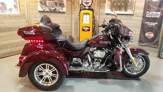 2019 HarleyDavidson Tri Glide Ultra FLHTCUTGTwisted Cherry [upl. by Acinorav]