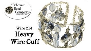 Make a Heavy Wire Cuff DIY Bracelet [upl. by Highams]