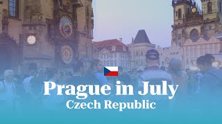 Evening Prague in July 2024 prague czechrepublic europe [upl. by Jacobah634]