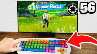 I Tried the WORST Keyboards and WON  Fortnite [upl. by Keeryt]