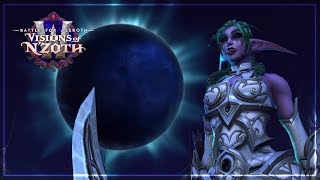 Tyrandes Ascension Cutscene Darkshore Final Cutscene  Patch 83 Visions of Nzoth [upl. by Elisa639]