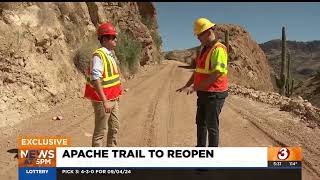 Scenic Arizona highway set to reopen soon but at your own risk [upl. by Icart]