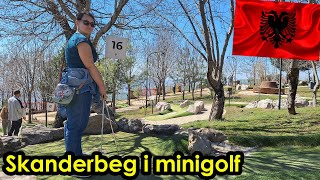 Albania 3  Tirana Kolej linowa z minigolfem i kolejny bunkier  miasto Kruja i Skanderbeg na zamku [upl. by Loresz]