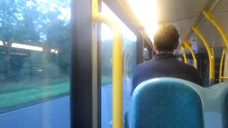 HD Arriva Medway Towns Enviro 400 6450 GN58BSO Kickdown A2 Thrash 191013 [upl. by Aicilra]