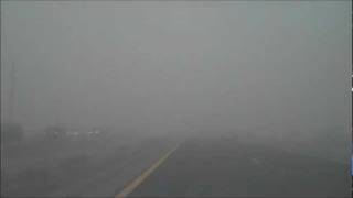 Driving Through A Dust Storm on the 347 HWY in Maricopa Arizona [upl. by Irwin]