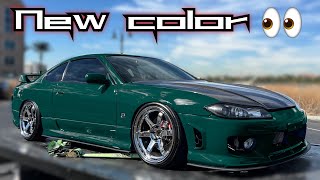 New Color Reveal On My S15 SpecR 😍 [upl. by Ward]