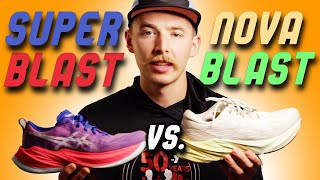 Asics SUPERBLAST vs Asics NOVABLAST 3 [upl. by Annaohj]