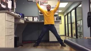 Adductor Stretch standing with overhead reach [upl. by Deedahs]