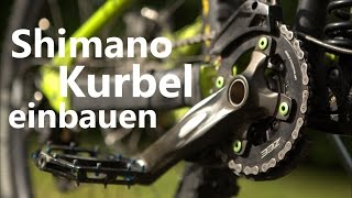 Shimano Kurbel einbauen Zee [upl. by Alain823]