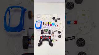 Mini Car Powered by DC motor  Remote control car  Remote car  remote wali car  DC motor RC car [upl. by Kinna]