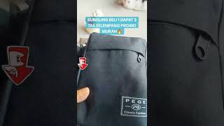 Tas selempang pege bundling beli 1 dapat 3 murah tas pria murah shoulder bag slingbag [upl. by Ryter]