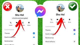 How to Turn Off endto end Encryption on Messenger App EASY [upl. by Kcir356]