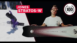 Jones Stratos 2022 Womens Snowboard Review [upl. by Nevaeh]