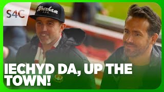 ‘Iechyd da up the town’  Wrecsam V Philadelphia Union  Wrecsam…Clwb Ni  S4C [upl. by Ifen]