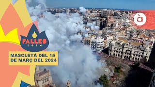 💥Mascletà del 15 de març del 2024 a càrrec de la Pirotecnia Vulcano – Falles de València [upl. by Newra]