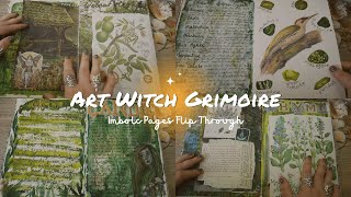 Art Witch Grimoire  Imbolc Pages Flip Through amp Inspiration for Imbolc [upl. by Derrek]