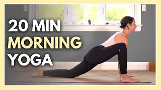 20 min Morning Yoga  HIPS amp TWISTS  No Props Yoga Flow [upl. by Aitan565]