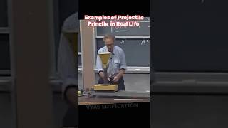 Examples of Projectile principle in real lifephysics shortsfeed projectilemotion jee2024 short [upl. by Enohs]