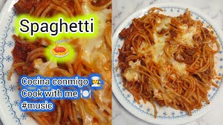 Make a Delicious Spaghetti 🍝 cooking cocinando [upl. by Nwahsauq498]