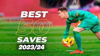 Best 50 Goalkeeper Saves 2024 HD  2 [upl. by Oirram]