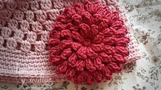 Tutorial Flor Crochet o Ganchillo [upl. by Bonnes]