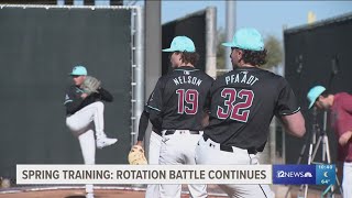 Diamondbacks rotation battle continues at Spring Training [upl. by Edelman243]