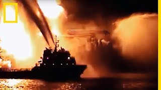 Explosion de la plateforme pétrolière Deepwater Horizon [upl. by Netsrek]