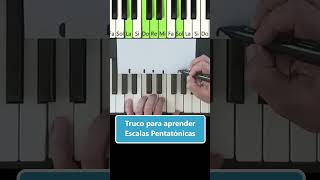 Truco para aprender quotEscalas Pentatónicasquot pianoparaprincipiantes pianotutorial escalapentatonica [upl. by Rapp]