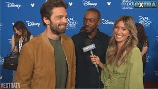 Anthony Mackie and Sebastian Stans Hilarious New quotAvengers Infinity Warquot Interview [upl. by Nanah]