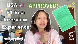 My F1 Visa Interview Experience  USA  Questions and tips l Under a minute l Nepal [upl. by Letnwahs923]