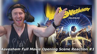 Aavesham Full Movie Reaction By Foreigner  Part 1  Opening Scene [upl. by Ahsiakal734]