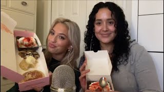 ASMR crumbl review with maiaasmr75 [upl. by Kerrin]