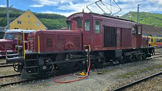 125JahrJubiläum OeBB in Balsthal eisenbahn trainspotting train sbb zug fy dampflok [upl. by Anirav]