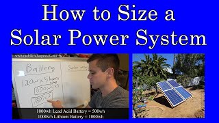 How to Size your Solar Power System [upl. by Wilmar243]