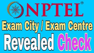 NPTEL Exam City  Exam Centre Released  How to Check NPTEL Exam Centre  Exam City  22 August 2021 [upl. by Llerahs456]