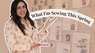 Everything Im Planning to Sew This Spring – Watch my ENTIRE Design Process StepbyStep [upl. by Nibroc]