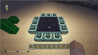 Minecraft how to make END PORTAL on creative mode [upl. by Assenay550]