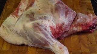 How To Bone And Roll A Shoulder Of Lamb [upl. by Goodyear47]