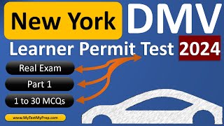 Learners Permit Test New York 2024 30 Essential Questions amp Answers [upl. by Namzaj]