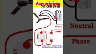 Fan regulator connection  ceiling fan regulator  capacitor connectionfanregulator electrical [upl. by Tayler]