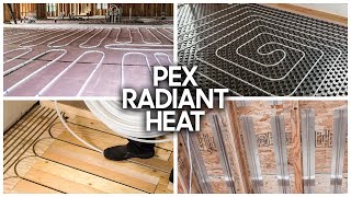 4 Methods To Run Radiant Heat PEX Pipe [upl. by Deny369]