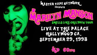 Marilyn Manson Live at The Palace Hollywood CA September 29 1995 60fps HD Video [upl. by Akimert70]