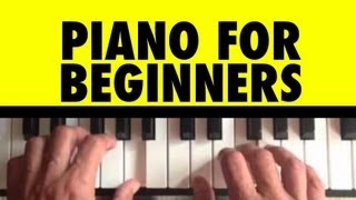 How to Play Chopsticks on Piano 1 Piano Lessons for Beginners Lesson 16 Tutorial Easy Free Learn [upl. by Nnaeirb]