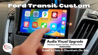 Ford Transit Custom Van Car Stereo Upgrade KENWOOD DMX8020DABS Wireless Apple CarPlay Android Auto [upl. by Mulligan312]