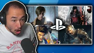 Ranton Gets HYPED By Sony State of Play Resident Evil 4 Street Fighter 6 Final Fantasy XVI etc [upl. by Wilkinson670]