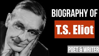 TS Eliot biography  poet and writer [upl. by Ileane]